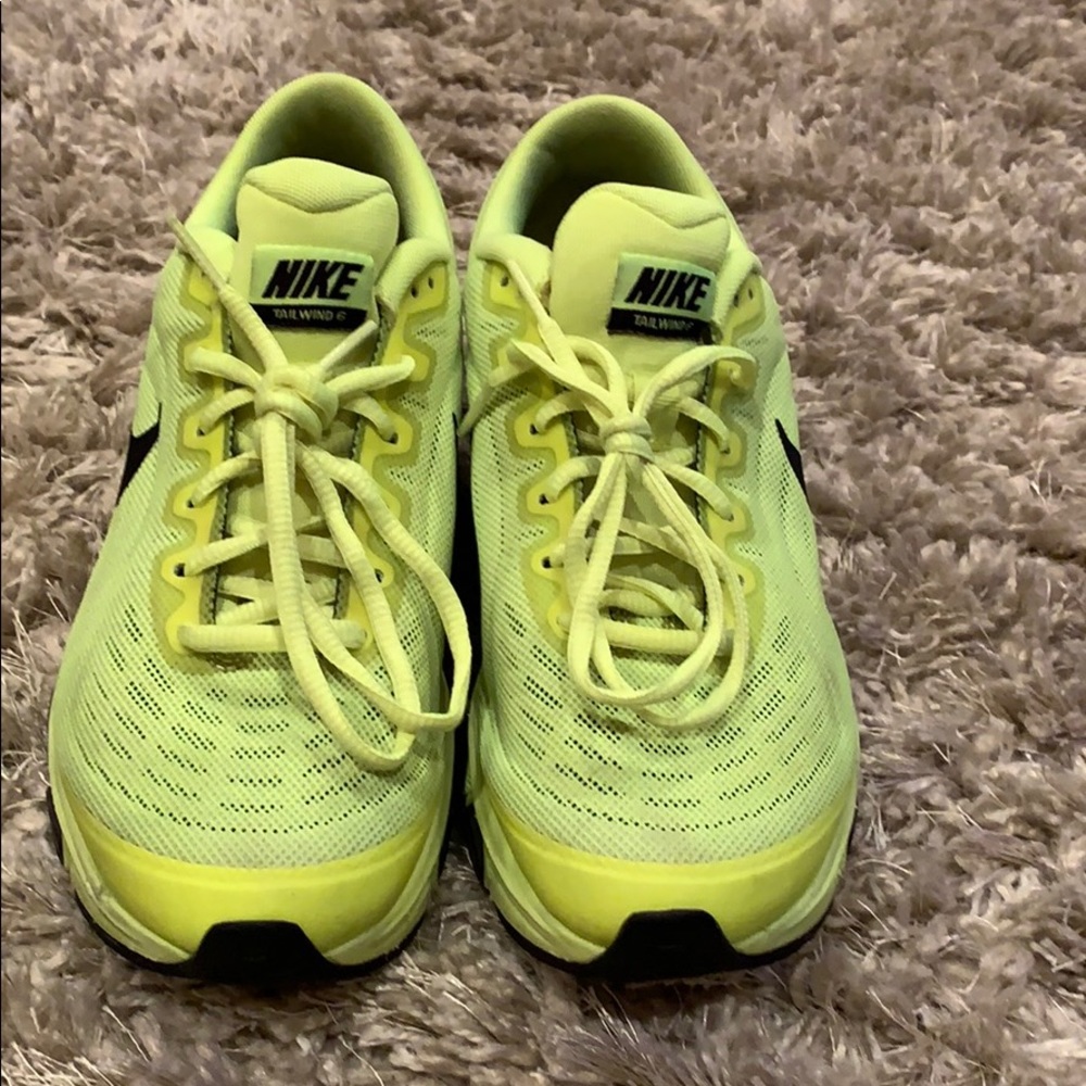 Neon and black Nike Air max